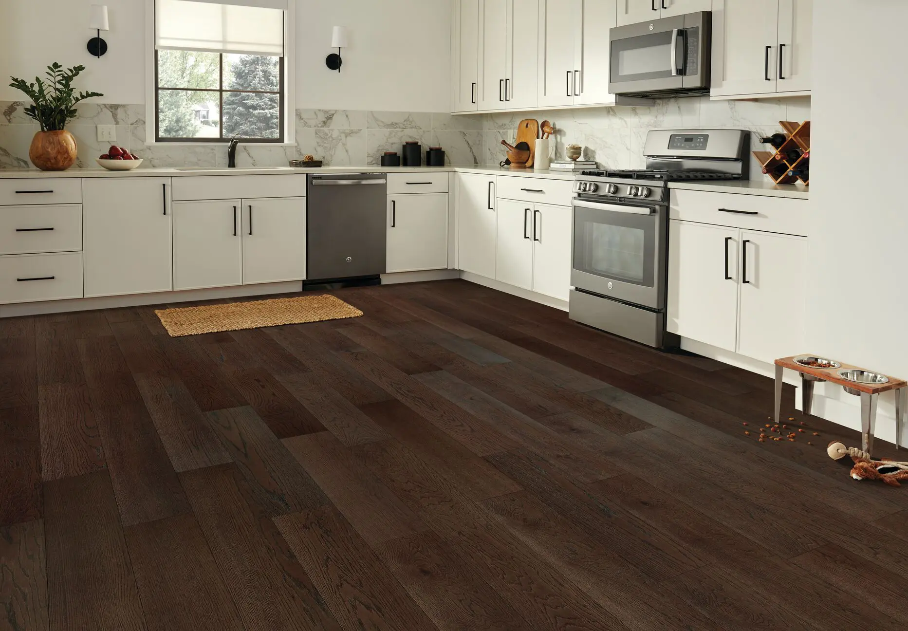 Picture of a Nice Living Space with Premium Flooring